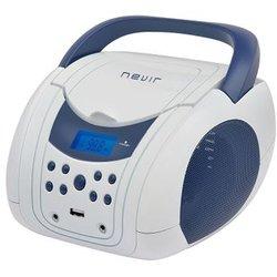 RADIO CD NEVIR NVR483UB BLUETOOTH BLANCO AZUL