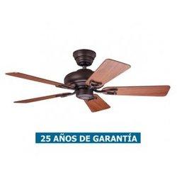 Ventilador De Techo Hunter Seville Ii 24039 Cereza Oscura O Roble Medio / Nuevo Bronce