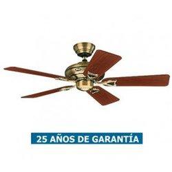 Ventilador De Techo Hunter Seville Ii 24034 Nogal O Roble Medio / Latón Antiguo