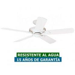 Ventilador De Techo Para Exterior Ipx4 Hunter 24326 Outdoor Elements Blanco / Blanco