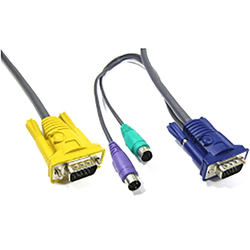 Cable BEMATIK Especial 3 En 1 Vga/Ps2 5M Hd15M/Hd15M+Md6M+Md6M