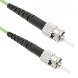 Cable de Fibra Óptica BEMATIK Om5 Multimodo Simplex 50?m/125?m St/Pc para St/Pc 100Gb de 20 M