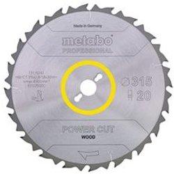 Metabo Hoja De Sierra "power Cut Wood - Professional", 315x30, D24 Di 20° (628016000)