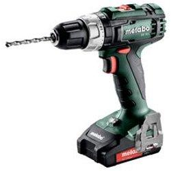 Metabo - taladro de percusión con batería de iones de litio 18v 2ah - sb 18 l