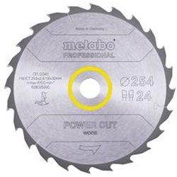 Metabo Hoja De Sierra "power Cut Wood - Professional", 254x30, D24 Di 20° (628025000)