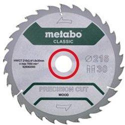 Metabo Hoja De Sierra "precision Cut Wood - Classic", 216x30, D30 Di 22° (628062000)