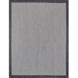 Surya alfombra exterior/interior gris/marfil 120x170