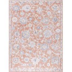 Surya Alfombra vintage lavable terracota 160x213