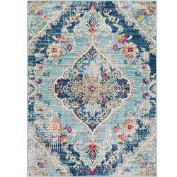 Alfombra Vintage Oriental Multicolor/azul 100x153cm Romy