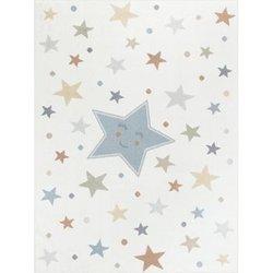 Surya Alfombra para niños lavable multicolor/azul 120x170