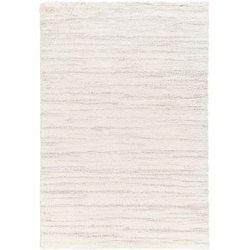 Surya alfombra shaggy moderna blanco/gris 160x213