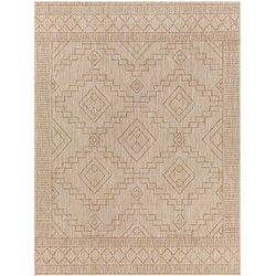 Surya alfombra exterior/interior efecto yute beige/marfil 160x213