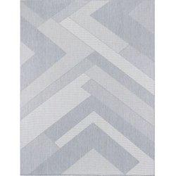 Surya alfombra exterior/interior gris/marfil 120x170