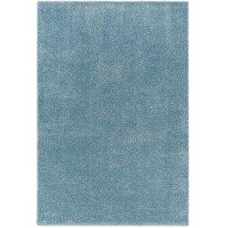 Surya alfombra shaggy moderna azul 160x213