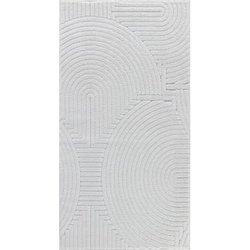 Surya alfombra escandinava moderna interior/exterior blanco 80x150