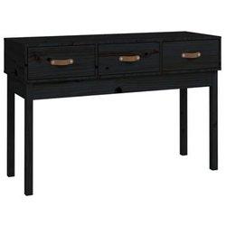 Mesa Consola VIDAXL Negro Madera (114x40x75 cm)