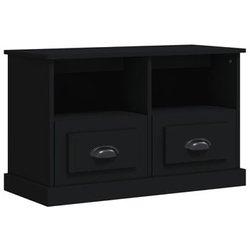 Soporte de TV negro 80x35x50 cm madera multicapa