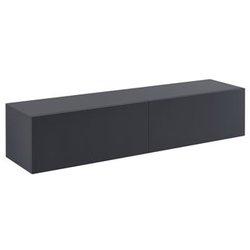 Mueble De Tv De Pared Evaton Aglomerado 140 X 33 X 30 Cm Gris Oscuro Mate [en.casa]