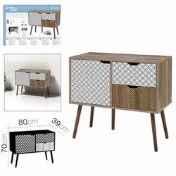 Mueble Consola Recibidor Madera 80 X 39 X 70 Cm