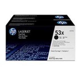 HP 53X (Q7553XD) Pack ahorro 2 toners negros XL