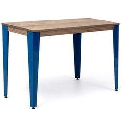 Consola BOX FURNITURE CCVL3911075 AZ-EV (Azul - Madera, Acero - 110x39x75.5 cm)