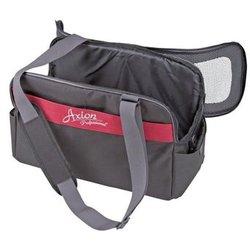 Bolsa De Transporte Kerbl Axion Para Perros - 44x20x27cm - Negro Y Rojo