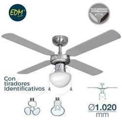 Edm Ventilador De Techo Caribe 50w 102 Cm