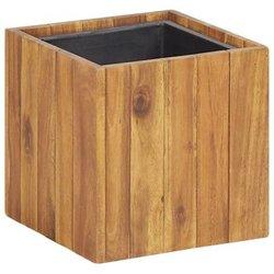 Arriate De Madera Maciza De Acacia 24,5x24,5x25 Cm Vidaxl