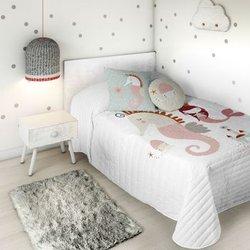 Colcha bouti reversible seahorse a cama 90