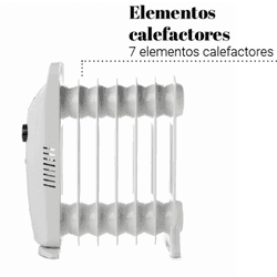 Mini Radiador De Aceite 700w | Universalblue
