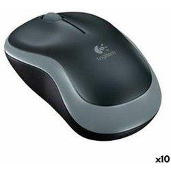 Ratón Inalámbrico Logitech M185 Gris (10 Unidades)