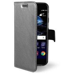 Funda Folio para Huawei CELLY Piel Sintética Plateado