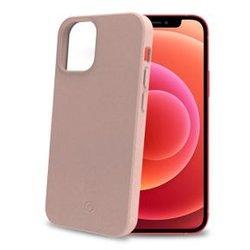 Funda para iPhone 12 CELLY Fibra Rosa