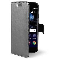 Funda Folio para Huawei CELLY Piel Sintética Plateado