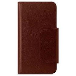 Celly Duomo Funda Para Teléfono Móvil 14,7 Cm (5.8') Funda Cartera Marrón