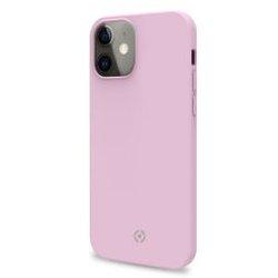 Funda para iPhone 12 CELLY Silicona Rosa