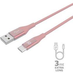 Cable Usb-C CELLY Rosa