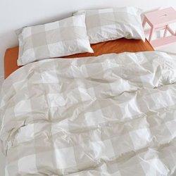 Gingham funda nórdica 200x200 cm (cama 120)