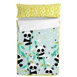 Panda garden blue saco nórdico cama 90 (90x200 cm) sin relleno