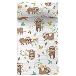 Happy sloth colcha cama 105 (200x260 cm)