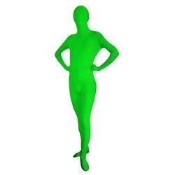 Traje de cuerpo completo verde croma S