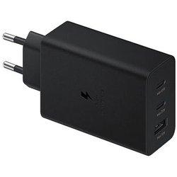 Cargador Base Triple Type-C Superfastcharge para Samsung PHONECARE Negro