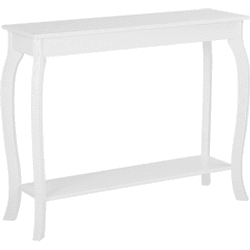 Beliani Consola blanca 100 x 31 cm