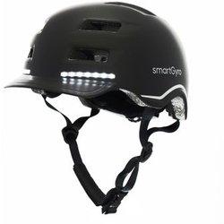 Casco Smart Helmet Max Con Intermitentes Y Leds De Frenado Inteligentes, Tamaño L - Negro