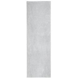 HUARTE Alfombra corta suave y lavable Hal gris 80x250 cm