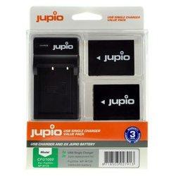 Kit Jupio 2 Baterias Np-w126 + Cargador Single Usb