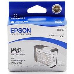 T5807 Cartucho de tinta (Epson T580700) negro claro