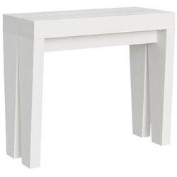 Consola extensible 90x40/196 cm spimbo small fresno blanco