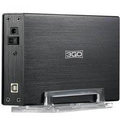 CARCASA DISCO DURO 3GO 3.5" SATA+IDE A USB 3GO NEGRA