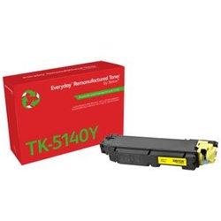 Remanufacturado Everyday Tóner Everyday Amarillo Remanufacturado De Xerox Es Compatible Con Kyocera Tk-5140y, Capacidad Estándar